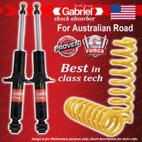 Rear Gabriel Ultra Shocks + STD King Coil Springs for Subaru Outback AWD BP9