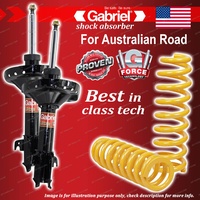 Front Gabriel Ultra Shocks + Raised King Springs for Subaru Outback AWD BP9 6CYL