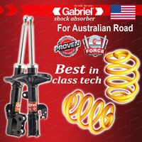 Front Gabriel Ultra Strut Shocks + Lowered King Springs for Toyota Aurion GSV40R