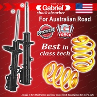 Rear Gabriel Ultra Shocks + Lowered King Coil Springs for Toyota Corolla AE101