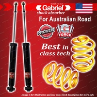 Rear Gabriel Ultra Shocks + Lowered King Springs for Toyota Corolla ZRE 152 182