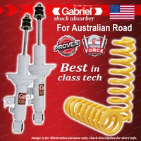 Front Ultra Shocks + Raised King Coil Springs for Toyota Hilux TGN16 GGN15 KUN16