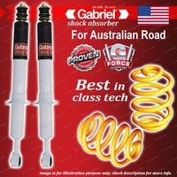 Front Gabriel Ultra Shocks Lowered King Springs for Toyota Hilux GGN25R KUN26R