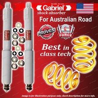 Rear Ultra Shocks Lowered King Coil Springs for Toyota LandCruiser UZJ200 VDJ200
