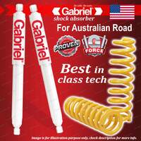 Front Gabriel Ultra Shocks + King Springs for Toyota LandCruiser HZJ 78 79 4WD