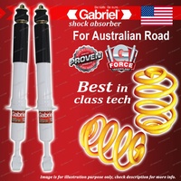 Front Gabriel Ultra Shocks + Lowered King Springs for Toyota Prado 120 Series