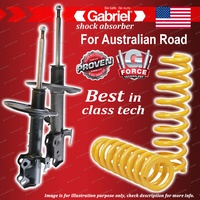 Front Gabriel Ultra Shocks + Raised King Coil Springs for Toyota RAV 4 ACA33R