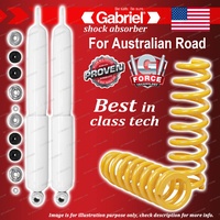 Rear Gabriel Ultra LT Shocks + STD King Coil Springs for Toyota Tarago TCR10 RWD