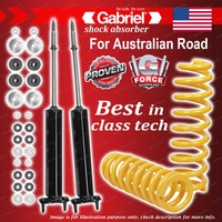 Front Gabriel Classic Shocks + Raised King Coils for Ford Falcon Fairmont XE XF