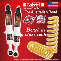 Front Gabriel Ultra Plus Shocks + Raised 50-100KG Coils for Ford Ranger PX 11-18
