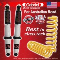 Front Gabriel Ultra Plus Shocks + STD King Coils for Holden Colorado RG 12-20