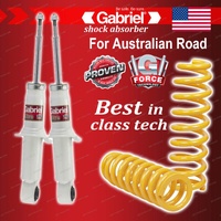 Front Gabriel Ultra Spring Seat Shocks + Raised King Coils for Ford Ranger PX