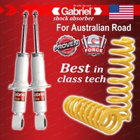 Front Gabriel Ultra Spring Seat Shocks + Raised King Coils for Ford Everest UA