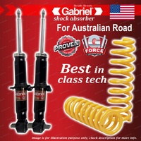 Front Gabriel Ultra Spring Seat Shocks + Raised King Coils for Ford Ranger PY