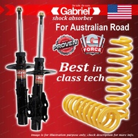 Front Gabriel Ultra Strut Shocks + STD King Coils for Holden Commodore Calais VF