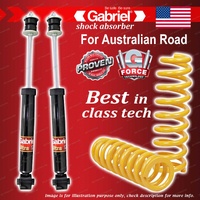 Rear Gabriel Guardian Shocks + STD King Coils for Ford Falcon Fairmont XE XF