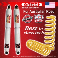 Rear Gabriel Ultra Plus Shocks Raised 100-300KG Coils for Toyota Fortuner GU156R