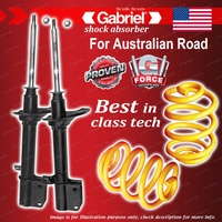 Rear Gabriel Ultra Strut Shocks + Lowered King Coils for Subaru Impreza GC 93-98