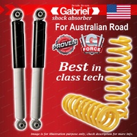Rear Gabriel Ultra LT Shocks + Raised King Coils for Nissan X-Trail T31 08-13