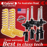 4 x STD Gabriel Shock + Coil Spring for Toyota Camry 4 Cylinder ACV36R Sedan