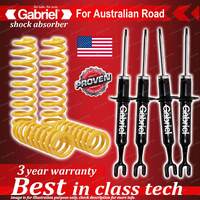 4 x Lowered Gabriel Shock + Coil Spring for Honda Accord CP3 3.5L V6 Sedan 08-09