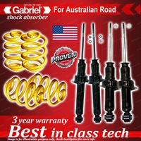 4 x Lowered Gabriel Shock + Coil Spring for Mazda MX-5 NB 1.8L Convertible 98-05