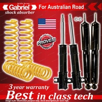 4 x Raised Gabriel Shock + Coil Spring for Suzuki Grand Vitara SQ416 SQ420 SQ625
