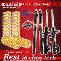 4 x STD Gabriel Shock + Coil Spring for Holden Commodore Sedan VS 6CYL 1995-1997