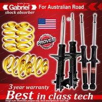 4 x Lowered Gabriel Shock + Coil Spring for Mitsubishi Lancer CE 1.5L 1.6L 1.8L