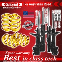 4 x Lowered Gabriel Shock + Coil Spring for Toyota Corolla AE92 93 94 6/89-9/94