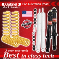 4 x Raised Gabriel Shock + Coil Spring for Toyota Prado 4WD RZJ95 VZJ95 KZJ95