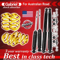 4 x Lowered Gabriel Shock + Coil Spring for Chevrolet BEL-Air Biscayne Impala