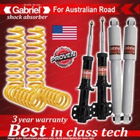 4 x STD Gabriel Shock + Coil Spring for Ford Territory SX SY AWD Wagon 04-07