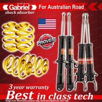 4 x Lowered Gabriel Shock + Coil Spring for Ford Fairlane AUII 8CYL 7/00-03