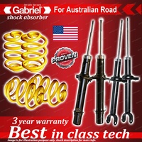 4 x Lowered Gabriel Shock + Coil Spring for Honda Accord CP2 2.4L 3.5L V6