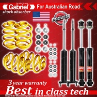 Front Rear Gabriel Shocks + Super Low King Coils for Ford Fairlane ZK ZL 8cyl