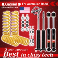 Front Rear Gabriel Shocks + STD King Coils for Ford Falcon Fairmont XE XF 82-88