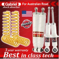 Front Rear Gabriel Shocks + Raised King Coils for Ford Everest UA 2.0L SUV