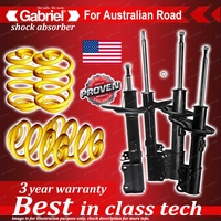 Front Rear Gabriel Shocks + Lowered King Coils for Toyota Camry Vienta MCV20R