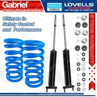 Front HD STD Gabriel Classic Shocks + Coil Springs for Ford Falcon XK XL XM XP