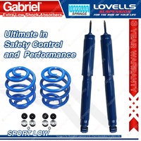 Rear Sport Low Gabriel Extra Low Shocks Coil Springs for Holden Commodore VK VL