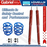 Rear Sport Low Gabriel Shocks Coil Spring for Commodore VC VH Sedan lowered susp