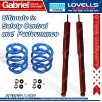Rear Super Low Gabriel Guardian Shocks Coil Springs for Commodore VN VP HD susp