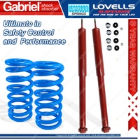 2 Rear STD Gabriel Guardian Shocks + Lovells Springs for Holden Commodore VP IRS