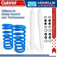 Rear Raised Gabriel Ultra LT Shocks + Lovells Springs for Land Rover Range Rover