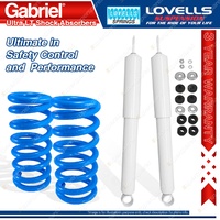 Rear Raised HD Gabriel Ultra LT Shock Lovells Spring for Toyota Prado RZJ VZJ95