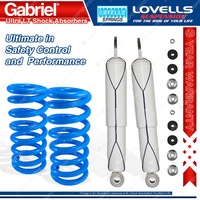 Rear Gabriel Ultra LT Shocks + Lovells Springs for Mitsubishi Pajero NH NJ NK NL