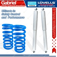 Rear Raised HD Gabriel Ultra LT Shocks Lovells Springs for Nissan Pathfinder R50