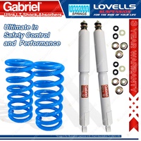 Rear Raised Gabriel Ultra LT Shocks + Lovells Springs for Landcruiser UZJ VDJ200