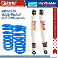Rear Raised Gabriel Ultra PLUS Shocks Lovells Springs for Landcruiser UZJ VDJ200